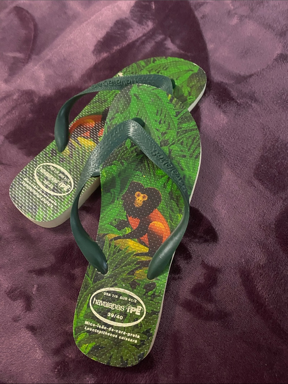 Havaianas Green Camo Flip Flops
